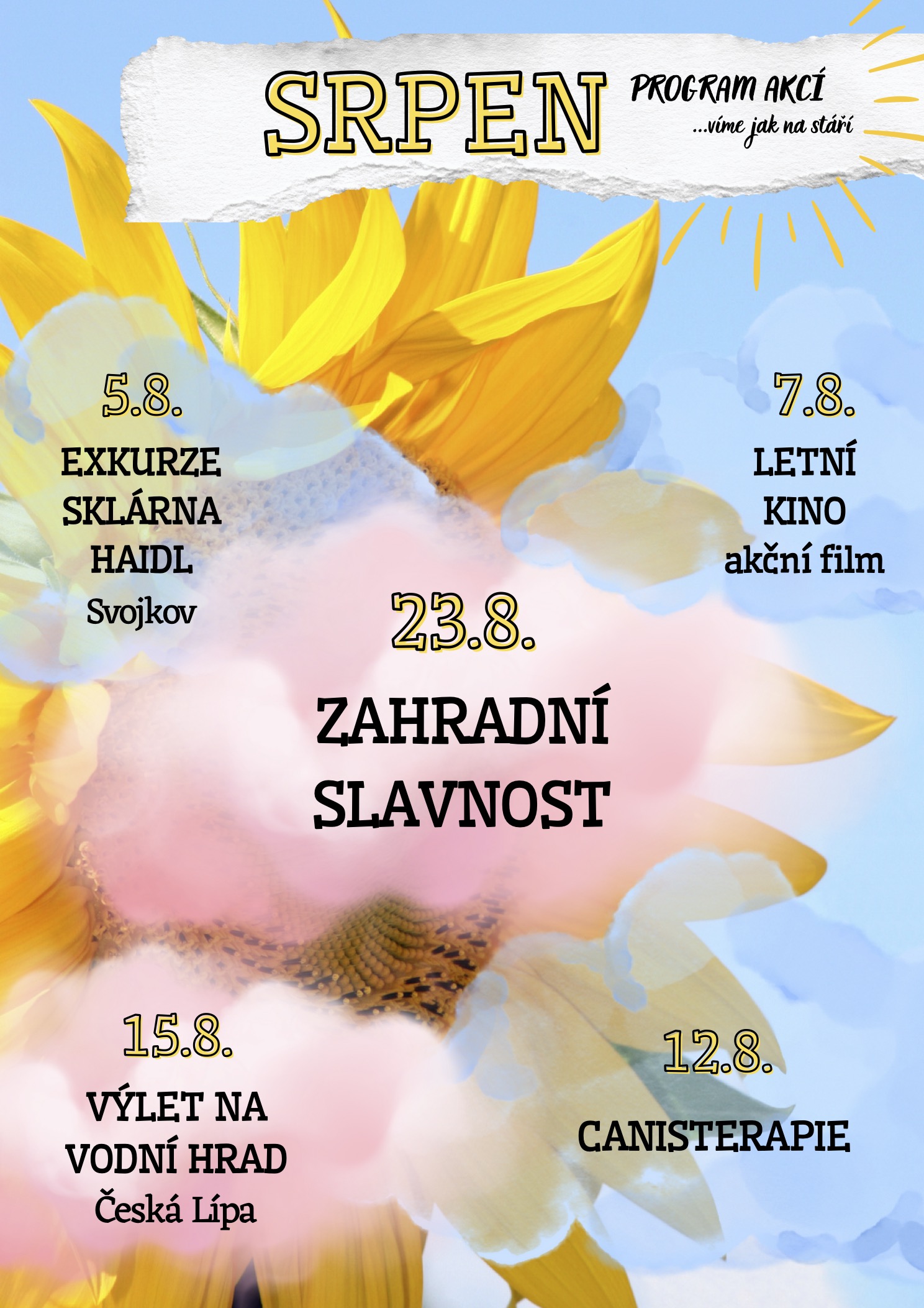 Program srpen 2025