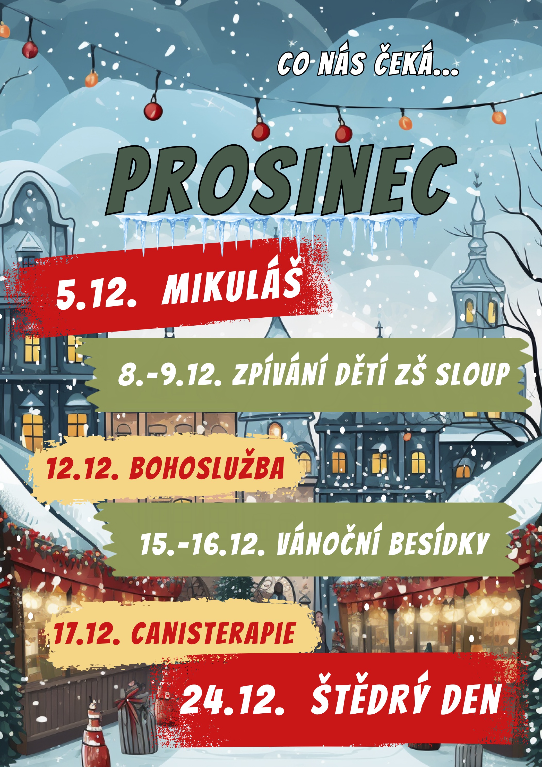 Program prosinec 2025