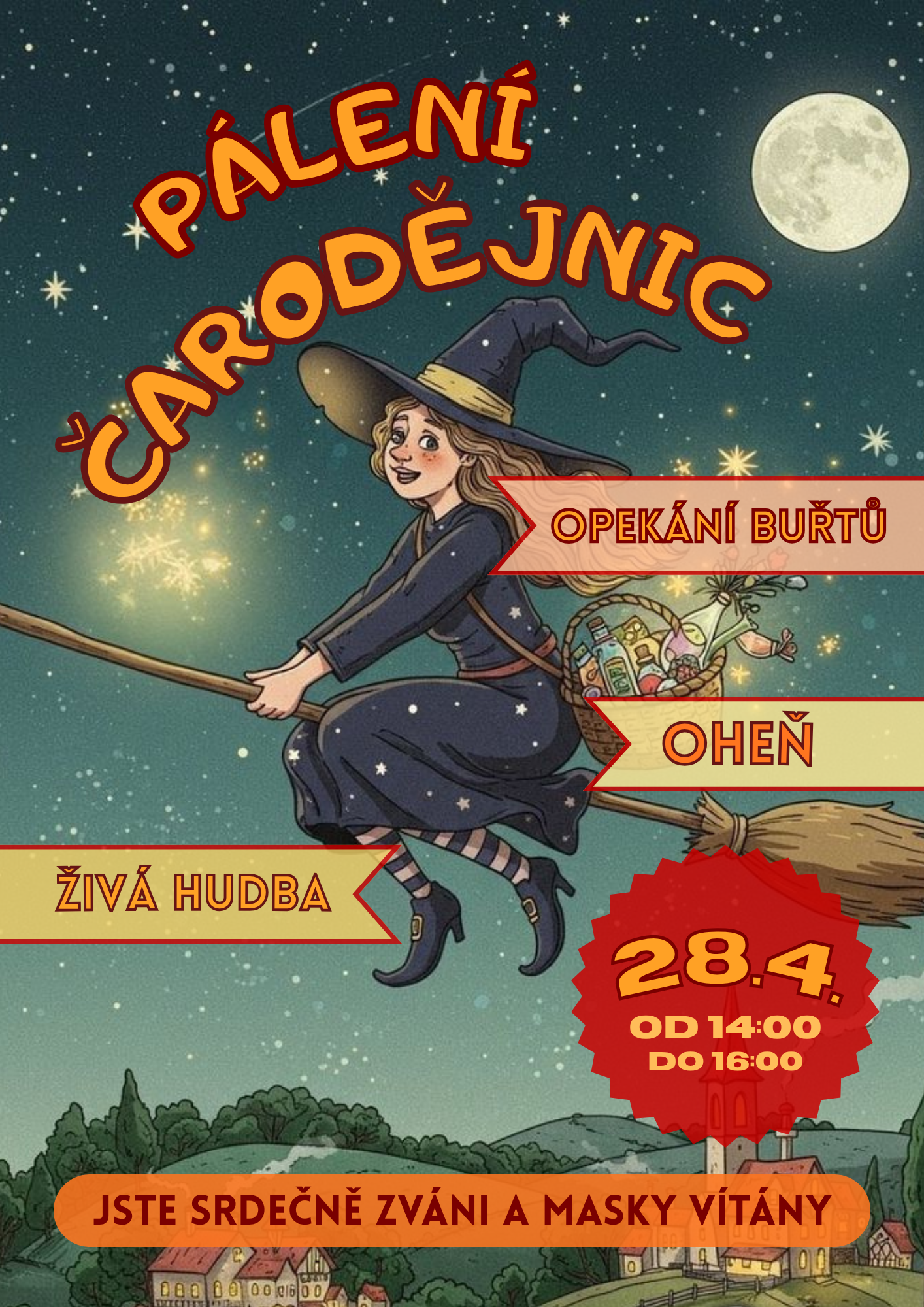 Pálení čarodějnic 2026