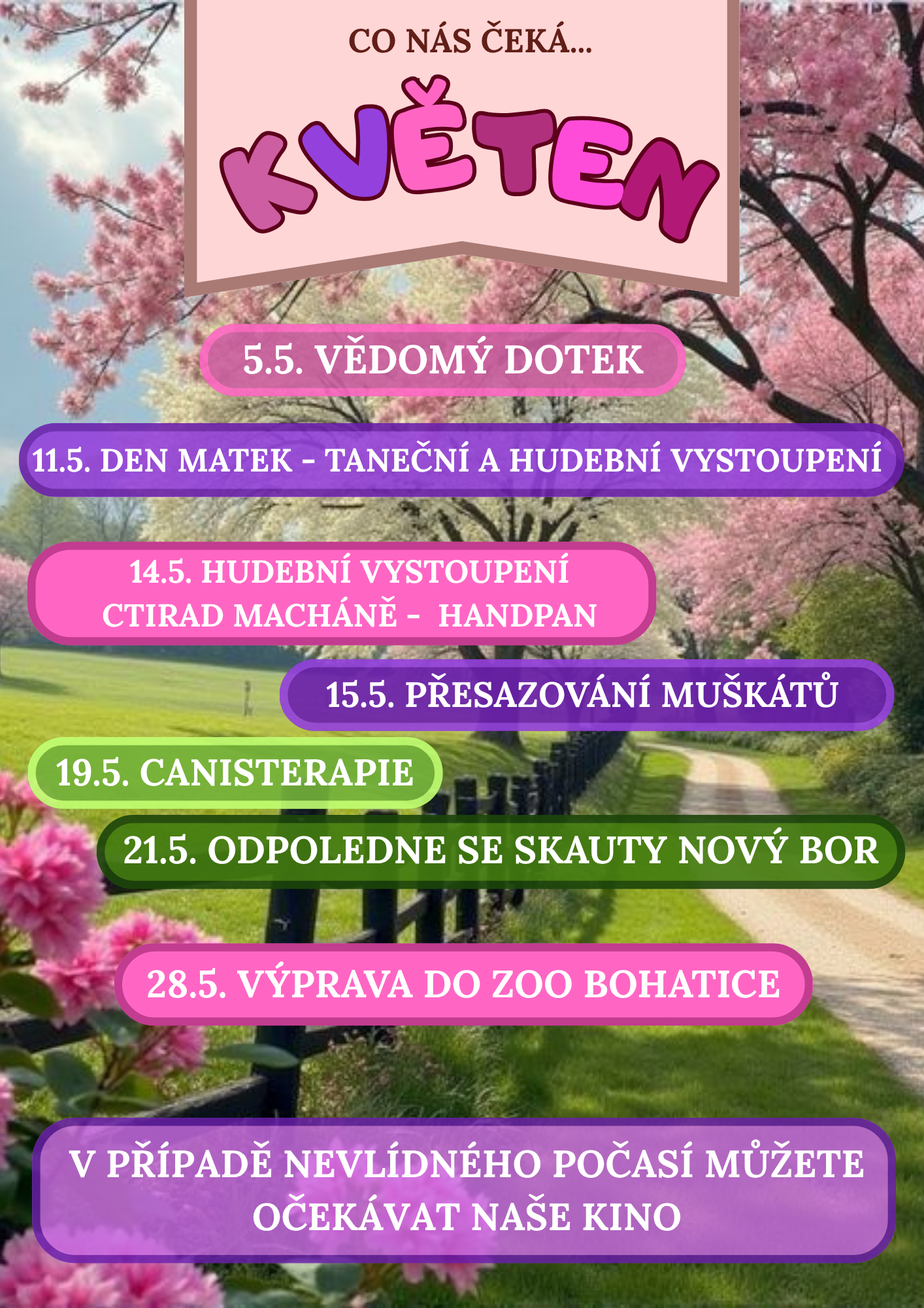 Program květen 2026