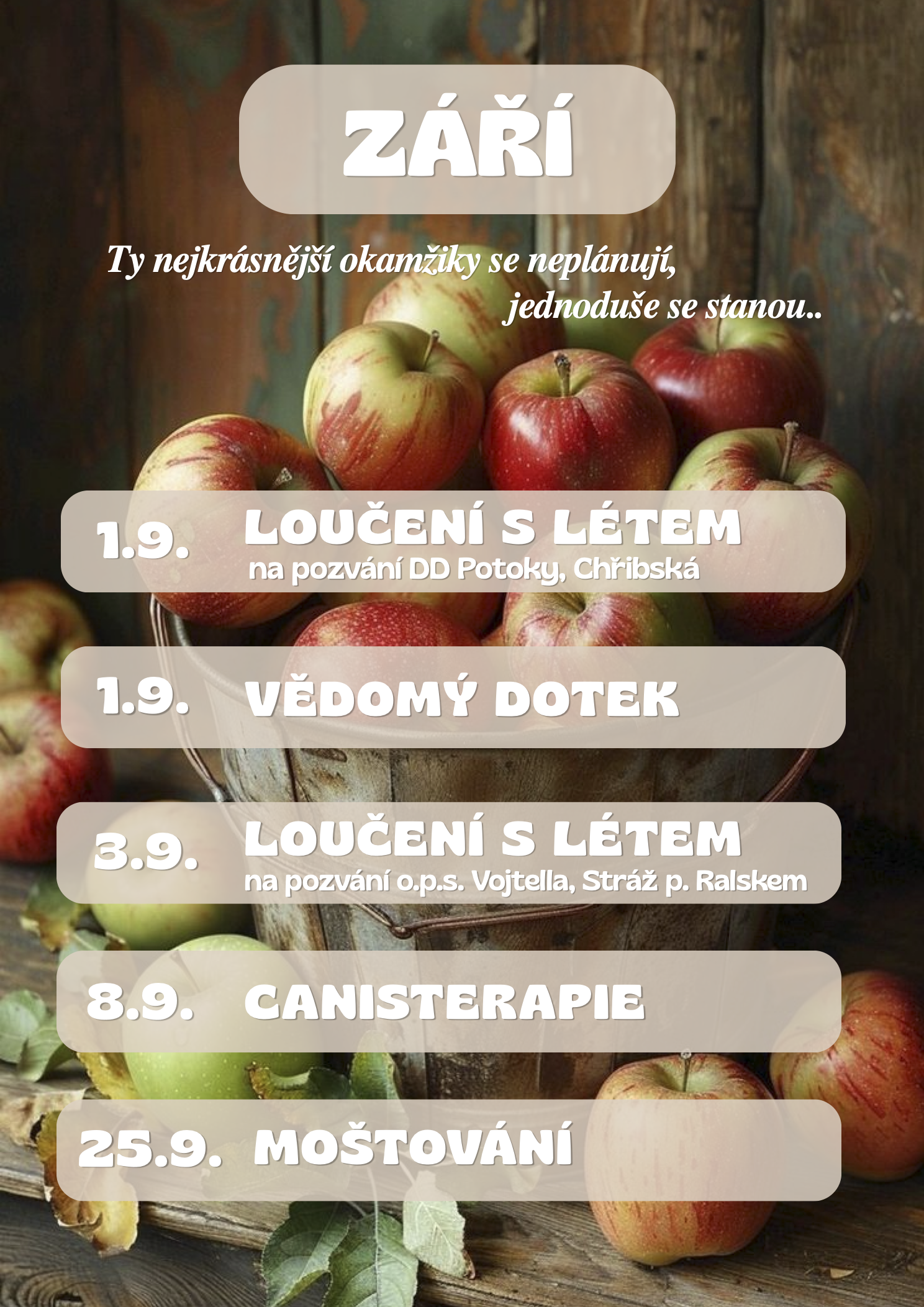 Program září 2026